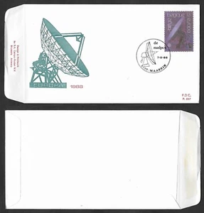 SMI) 1988 BELGIUM, SATELLITE, CEPT ISSUE, FIRST DAY COVER, XF - Picture 1 of 1