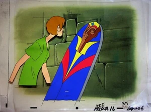 The New Scooby-Doo Movies 1972 Ep 4 Production Hand Painted SHAGGY Animation Cel - Picture 1 of 2