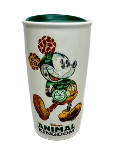 Neu Disney Parks Starbucks Tier Königreich Mickey Keramik Becher 12oz Reisebecher - Bild 1 von 7