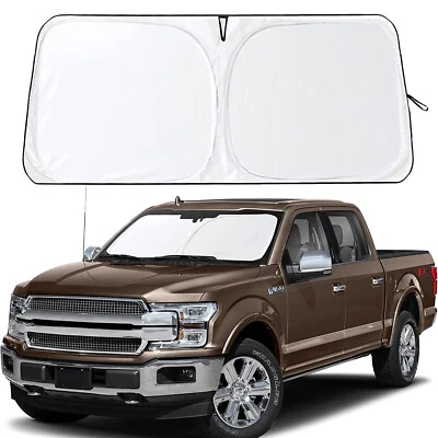Parabrisas delantero para camioneta Ford F-150 2015-2020 parasol bloque UV cubierta visera Foto 1 de 4