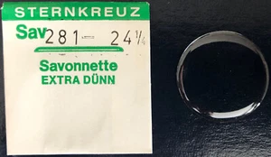 Sternkreuz Savonnette (Extra Thin) - Vintage Watch Crystals - Various Sizes - Picture 1 of 1