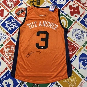 Allen Iverson #3 The Answer Big 3 Signed COA Jersey COA Beckett - Picture 1 of 5