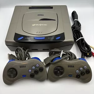 Refurbished: Sega Saturn Console Gray HST-3210 Japanese Ver. with 2 controllers - Picture 1 of 13