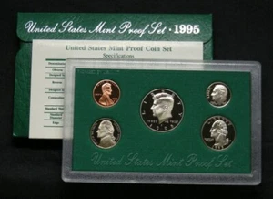 Juego de prueba Estados Unidos 1995 - en caja original (5 monedas) - Imagen 1 de 1