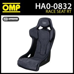 Asiento de carreras OMP RT gel ligero fibra de vidrio en cuero/gamuza FIA 8855-1999 - Imagen 1 de 22