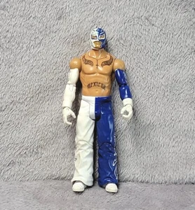 2011 Mattel WWE Rey Mysterio West Coast 619 Blue & White Gear 6.25" Figure Rare  - Picture 1 of 10
