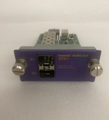 Extreme Networks Summit XGM3-2sf SFP+ Expansion Module 16117 2-Port 10Gb SFP+ - Image 1 of 2