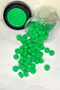 100 Count Tree Frog Green Sealing Wax Beads - Picture 1 of 3