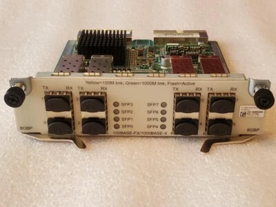 HP JC174A 8 SFP HIM FlexNetwork 6600 JC178B JC177B JC496A HSR6600 JG353A JG354A - Image 1 of 4