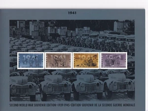 Canada 1991 Thematic collection T54, WW II 1941,  Mint NH, Exc. Cond - Foto 1 di 2