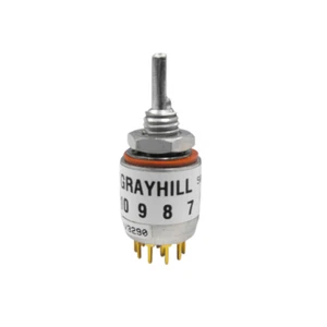 Grayhill 50ST4501203N (2 Pack) Rotary Switch DP3T 3 Flatted Shaft Solder Lug 0.2 - Picture 1 of 5