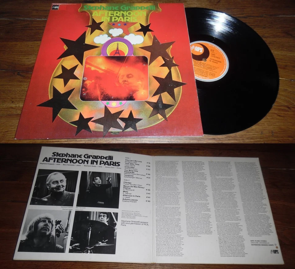 Stéphane Grappelli – Afternoon In Paris LP ORG French Gypsy Jazz MPS 71' - Photo 1/1