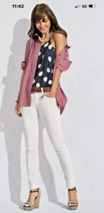 Cabi New NWT The Skinny #6073 white Size 0 - 16 Was $125 - Picture 1 of 4