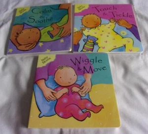 COMPLETE set of 3 Baby Moves series board books- Tickle/Soothe/Wiggle - Picture 1 of 1