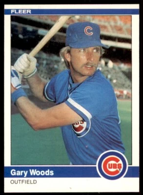 1984 Fleer Gary Woods . Chicago Cubs #507 - Image 1 of 2