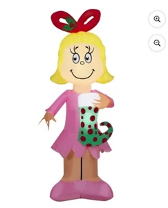 Cindy Lou Who Grinch Christmas Airblown Inflatable 5FT Tall w/ LED Lights - Picture 1 of 3