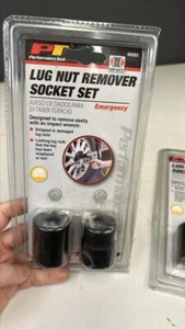 Performance Tool Emergency Lug Nut Removal Set- Black #M980 - Foto 1 di 4
