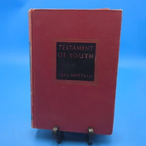 Testament of Youth memoir Vera Brittain WWI United Kingdom Classic Oct 1937 Book - Picture 1 of 11
