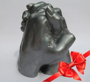 Couples-Adult Holding Hand 3D Moulding Casting Kit | Valentines day Gift Idea 🎁 - Picture 1 of 12