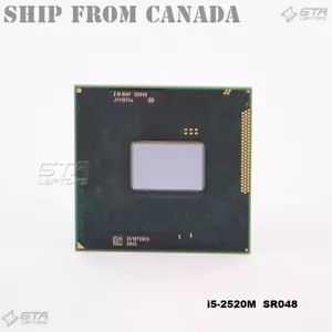 Intel Core i5-2520M 2.50GHz SR048 Socket G2 Dual-Core Mobile CPU - Picture 1 of 1