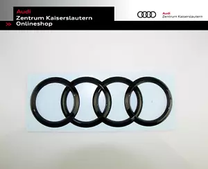 Audi Original Ringe schwarz hinten Audi A6 A4 S4 S6 R RS6 geklebt 8W9853742AT94 - Bild 1 von 2