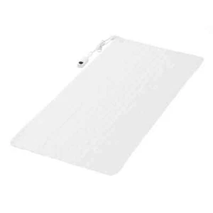 Costway Contemporary Polyester Fiber Electric Heated Twin Size Blanket in White - Picture 1 of 10