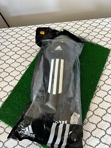 Adidas Adi Club Shinguards with ankle and straps Youth Size Medium New White/Blk
