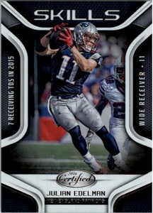 2016 Certified Skills New England Patriots Football Card #4 Julian Edelman