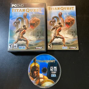 Titan Quest PC Game CD ROM Software Iron Lore THQ Role Playing 2006 Complete CIB - Picture 1 of 11