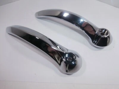 JUEGO MANIJAS PUERTA INTERIOR CROMADAS PAR IZQUIERDA Y DERECHA VOLKSWAGEN T2 BUS 1964-1966 Foto 1 de 2