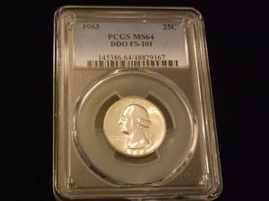1963 25 C DDO PCGS MS 64 - Picture 1 of 2