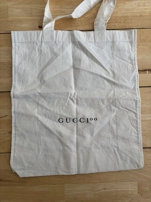 GUCCI Cotton Dust / Tote Bag H 38x W 33x Cotton Tote/ Shopper Bag NEW - Image 1 of 3