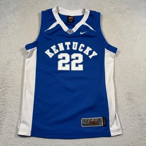Vintage Y2K Nike Team Kentucky Wildcats #22 Basketball Jersey NCAA Youth M UK - Picture 1 of 6