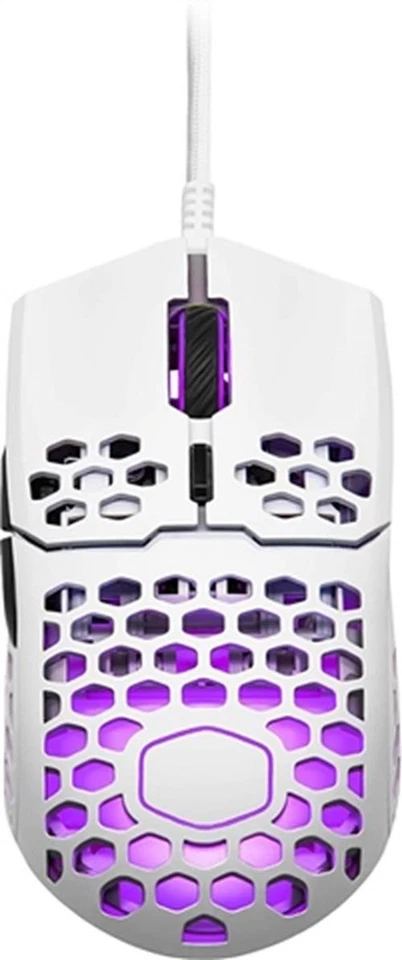 Cooler Master MM711 RGB 16000DPI USB Gaming Mouse Matte White For PC Computer - Image 1 of 1