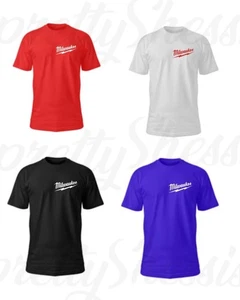 Milwaukee, tools clothing, men's Milwaukee shirt size S-XXL multiple colors - Picture 1 of 7
