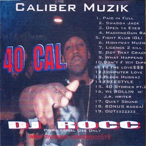 DJ ROCC 40 CAL CALIBER MUZIK DIPSET DIPLOMATS BYRDGANG RARE MIXTAPE MIX CD - Picture 1 of 1