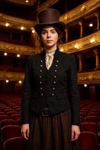 Blazer De Colección Lew Magram Para Mujer 8 Med Negro Chaqueta Top Militar Steampunk Gótico - Imagen 1 de 12