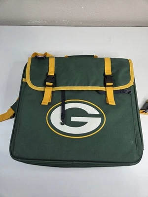 Silla de estadio plegable Green Bay Packers portavasos acolchado verde Foto 1 de 4