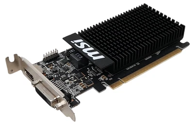 MSI NVIDIA GeForce GT 710 2GD3H LP 2GB DDR3 Low Profile Graphics Card No VGA - Image 1 of 2