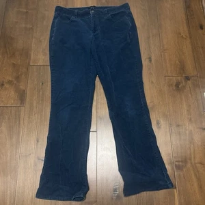 Talbots Damengröße 14 Curvy gerades Bein dunkelblau Cordhose Baumwolle marineblau - Bild 1 von 6