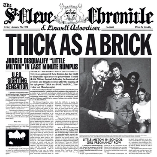 Jethro Tull Thick As a Brick (Steven Wilson Remix) (CD) Album