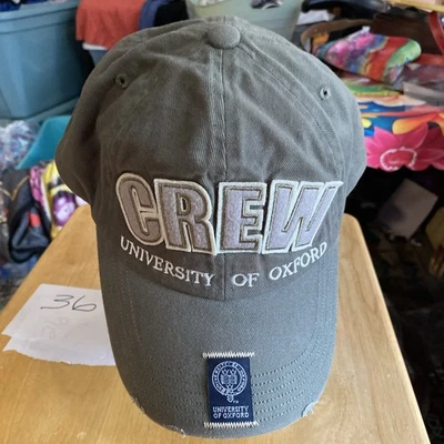 Gorra de baile University Of Oxford Crew gris usada oficial algodón ajustable Foto 1 de 4