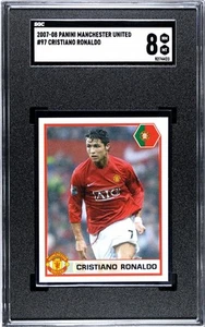 Cristiano Ronaldo 2007 / 08 Panini Manchester United #97 SGC 8 wie PSA - Bild 1 von 2