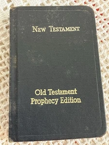 New Testament w. Old Testament References Prophecy Edition Pocket Bible Auth Ver - Imagen 1 de 17