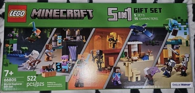 LEGO 66805 Minecraft Gift Set - 5 epic sets with 15 characters in 1 Box - Image 1 of 4