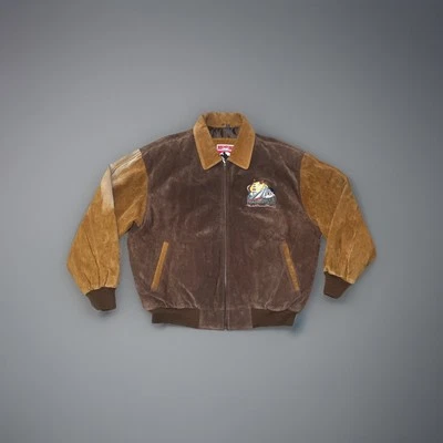 Tomorrowland Mickey Inc Walt Disney World OrlandoFL Leather Jacket XXL 2XL Rare! - Image 1 of 4