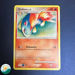 2007 Pokémon Mysterious Treasures | Quilava LV.25 | Non Holo | #60/123 - Picture 1 of 2