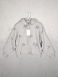 Aelfric Eden Hoodie Size XS Unisex Hooded Sweatshirt 'Heart Dog' All Over NEW - Picture 1 of 11