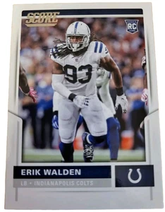 Tarjeta de fútbol americano 2017 Score #249 Erik Walden novato Indianapolis Colts NFL (C6 - Imagen 1 de 2