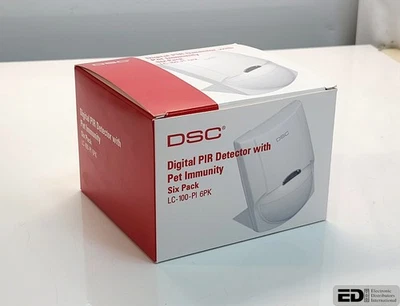 DSC Digital PIR Detector with Pet Immunity Six Pack LC-100-PI 6PK - Image 1 of 4
